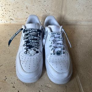 PSU PENN STATE Nike Air Force 1’s- limited edition rare. W-10 Men-8.5
